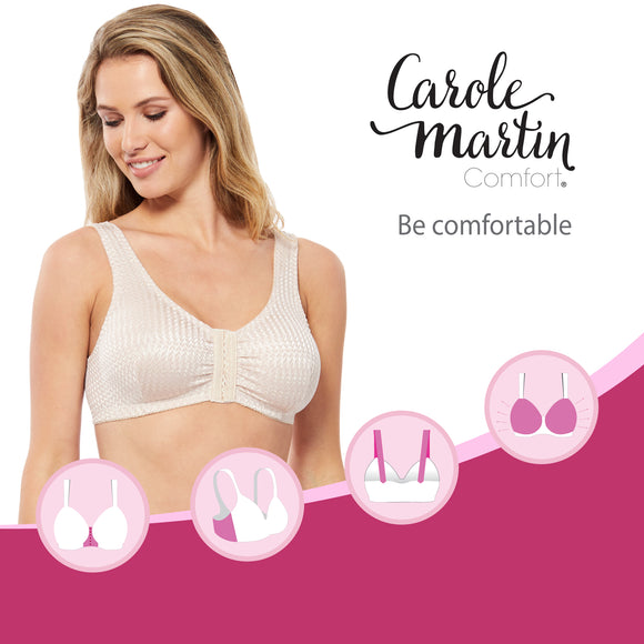Carole Martin Strapless Bras for Women, Wireless Womens Bandeau Bra from  Small to Plus Size - 34 Beige at  Women's Clothing store: Bras