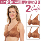 Carole Martin Full Freedom Front Closure Comfort Bra