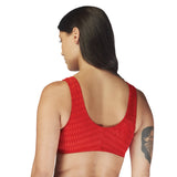 Carole Martin Full Freedom Front Closure Comfort Bra - Red