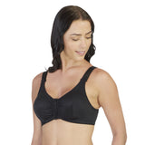 Carole Martin Front Adjustable Comfort Bra  - Black