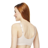 Dual Front Closure Crossover Comfort Bra