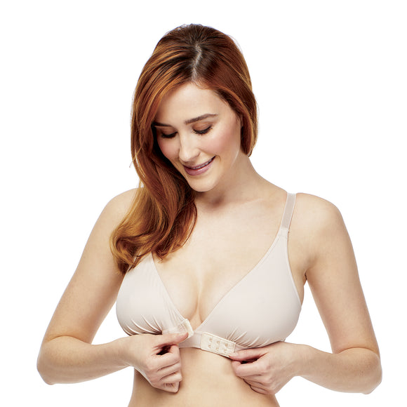 Dual Front Closure Crossover Comfort Bra