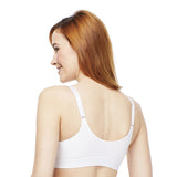 Dual Front Closure Crossover Comfort Bra