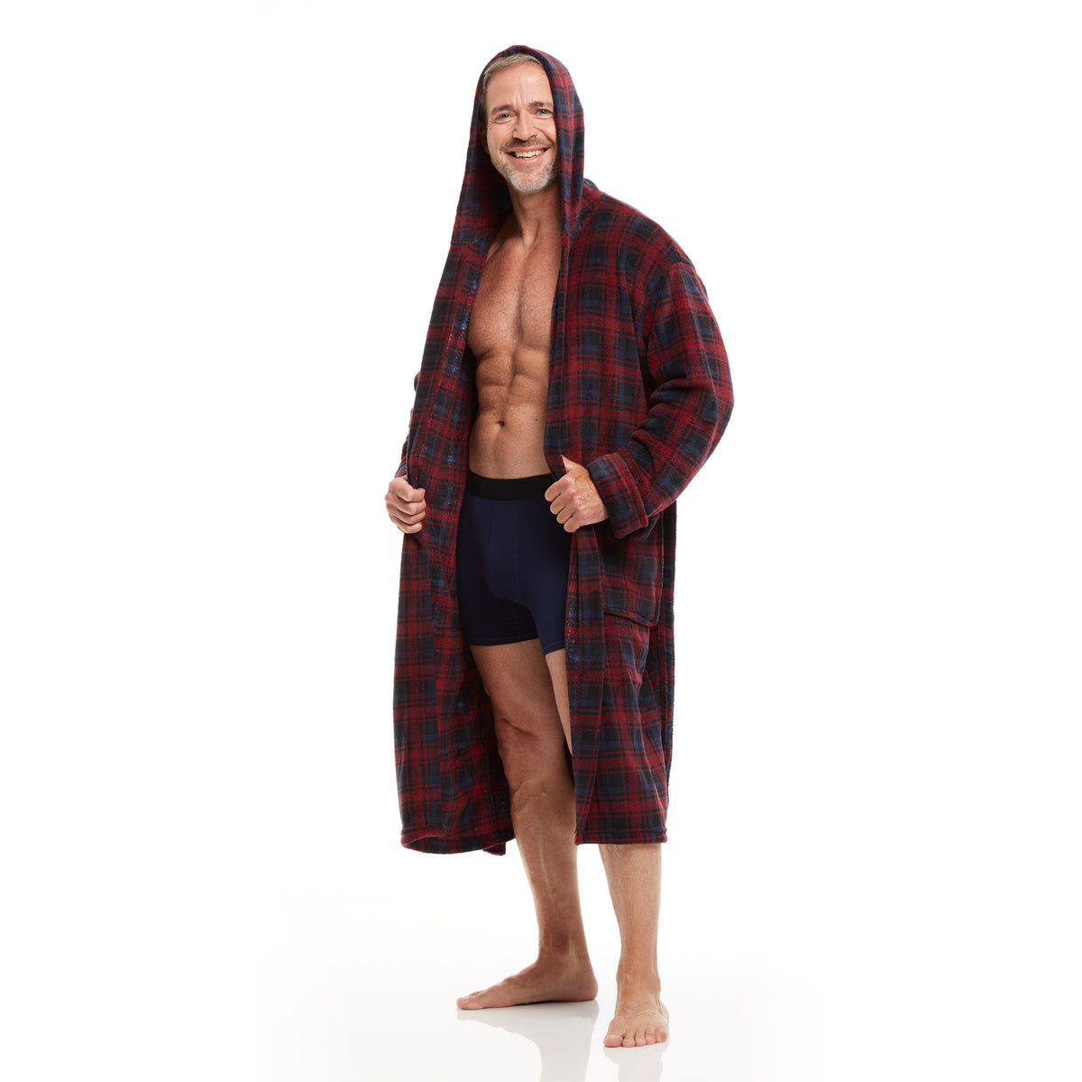 Men's Full Lenght Large Hooded Full Bath Robe – Carole Martin USA ...